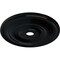 Ekena Millwork Jefferson Ceiling Medallion (Fits Canopies up to 5"), 26 1/2"OD x 3 5/8"ID x 1 1/2"P, Black Pearl CM26JEBPS - alternate 4